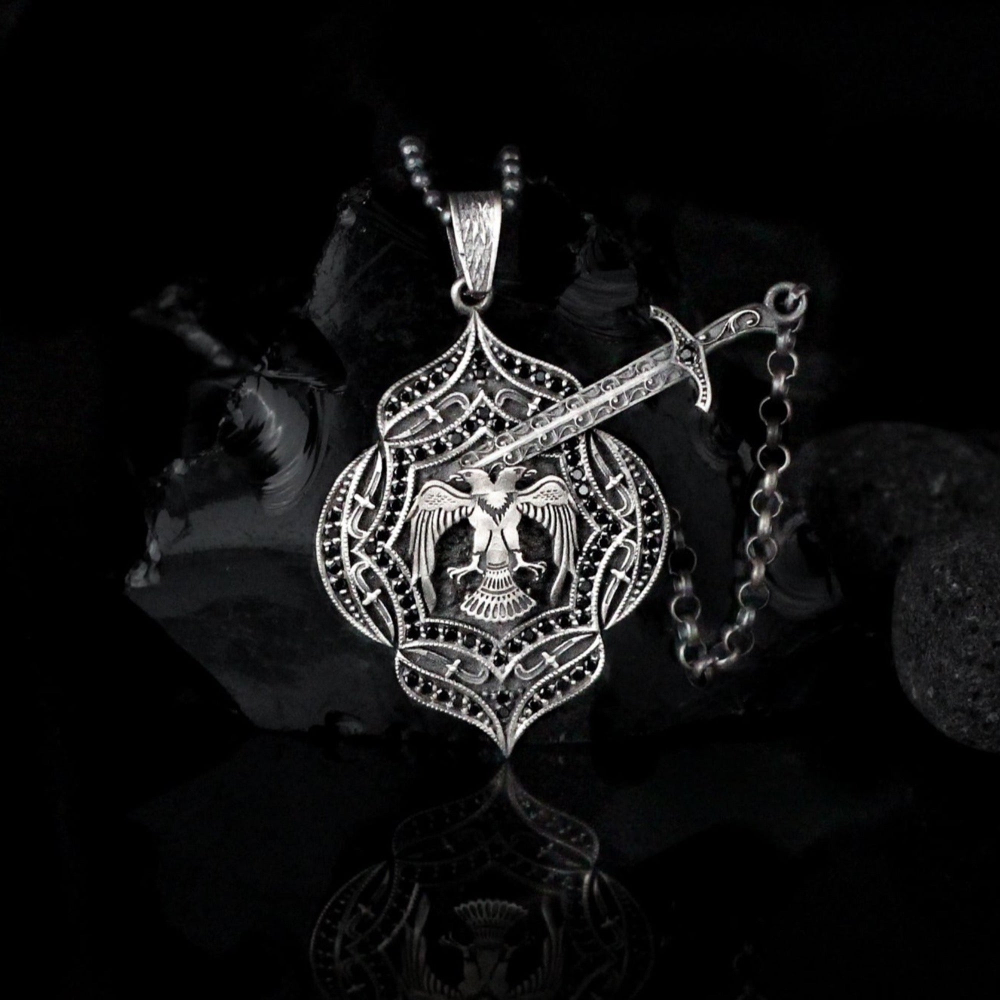 Sword Silver Necklaces