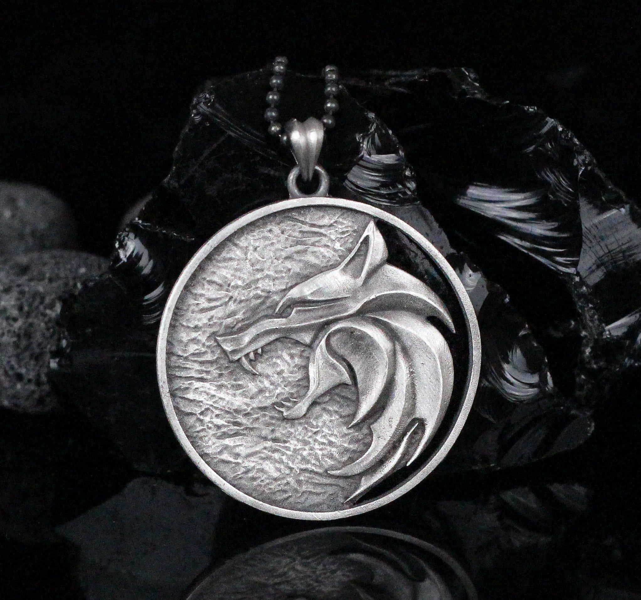Wolf Silver Necklaces
