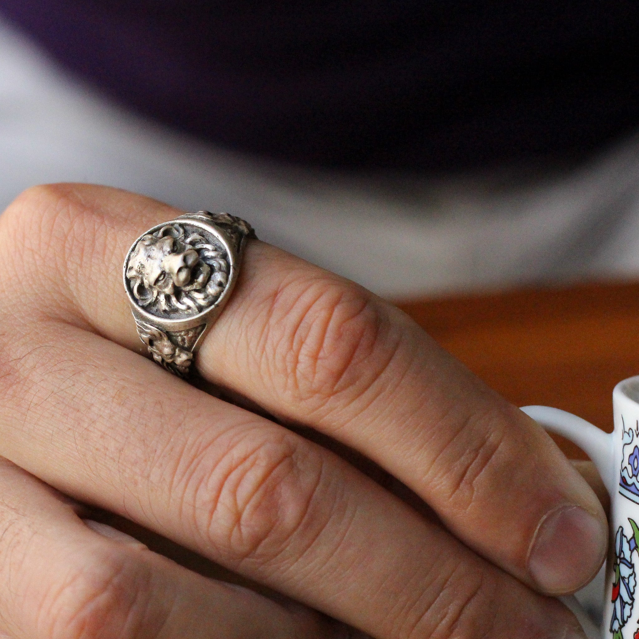 Lion Silver Rings