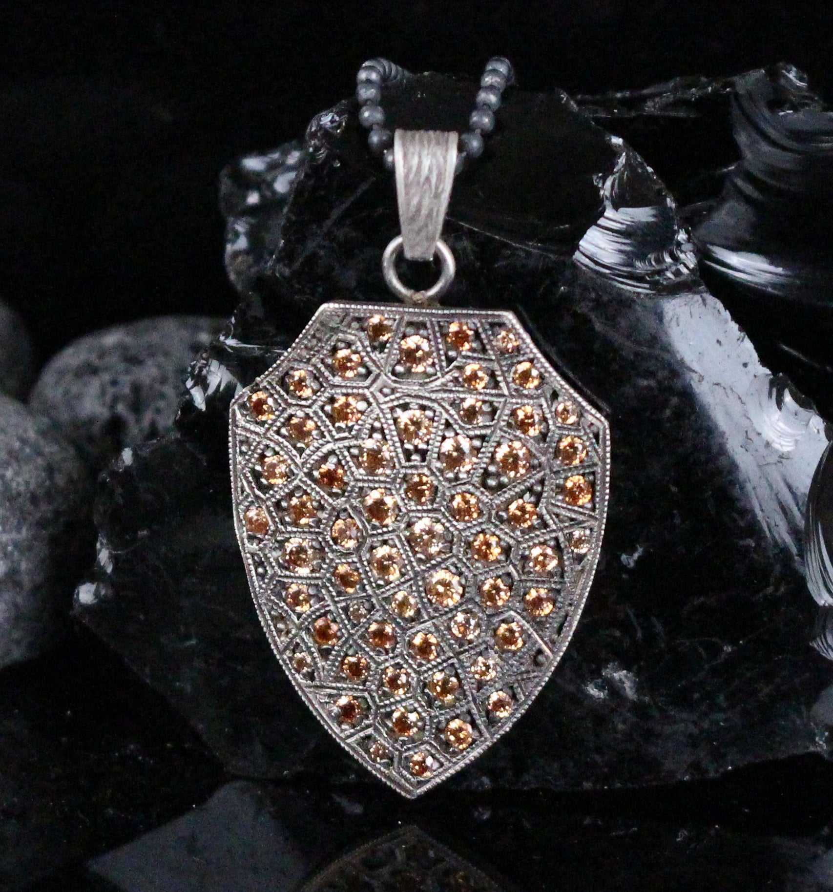 Shield Silver Necklaces
