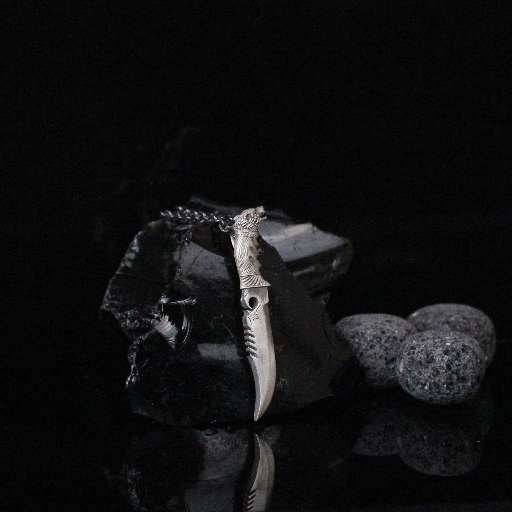 Zulfiqar Silver Necklaces