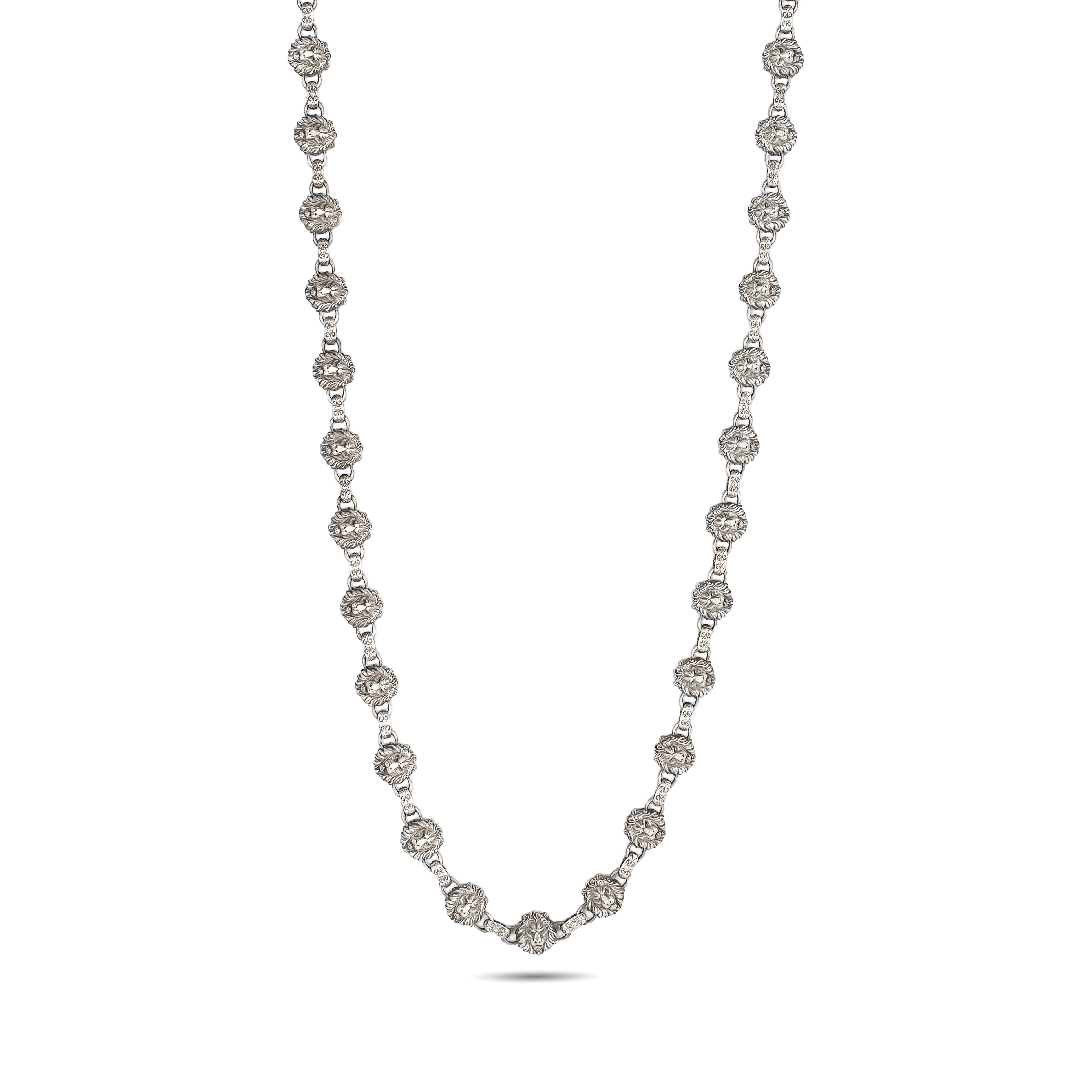 Sterling Silver Lion Head Necklace for Men – Handmade Bold Masculine Jewelry Gift
