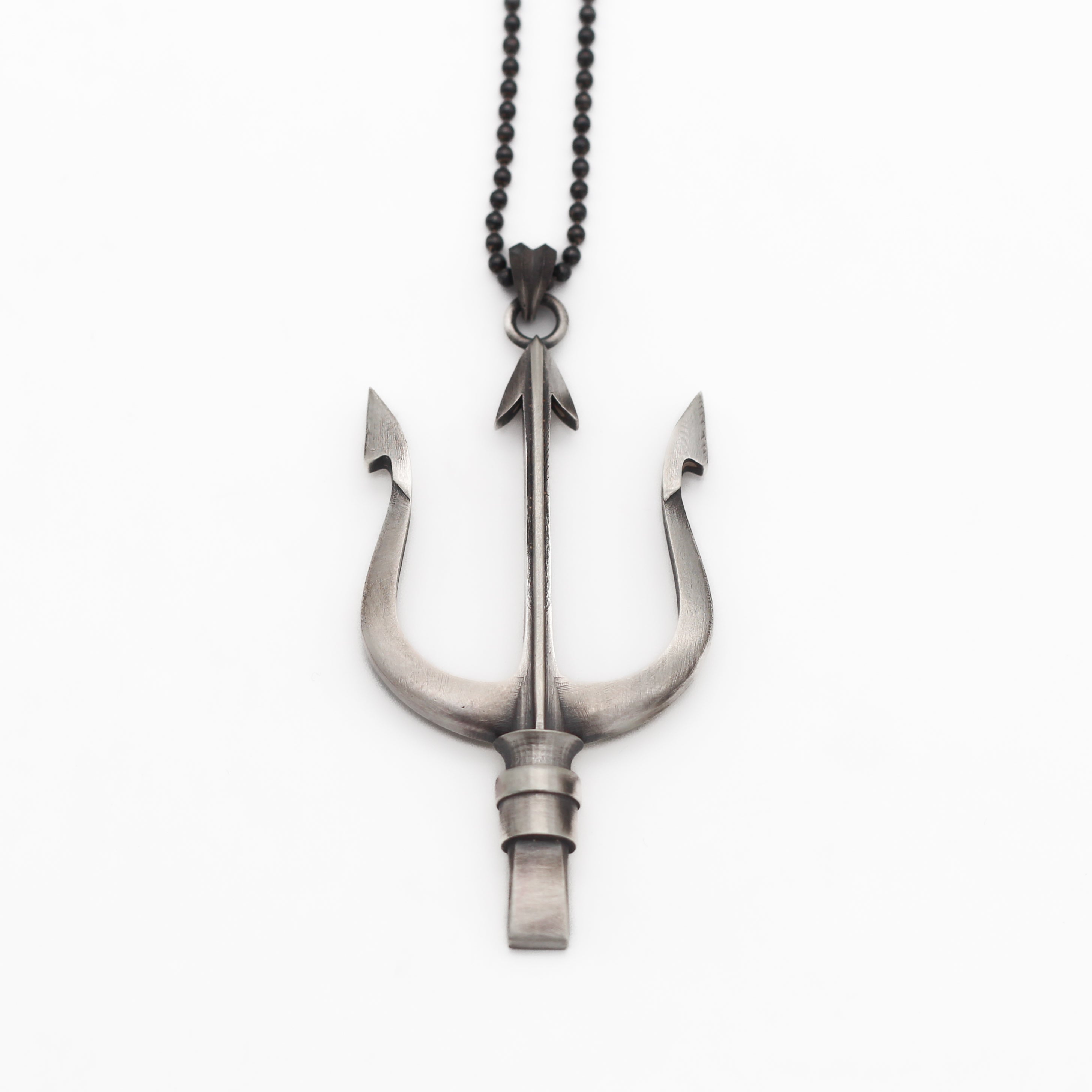 Trident of Poseidon Necklace | Greek Mythology Sea God Pendant
